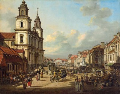 Church of the Holy Cross in Warsaw by Bernardo Bellotto